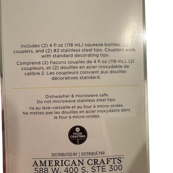 NEW 2 Pack Sweet Sugarbelle Bottle Coupler Set 8oz Perfect for Piping Flooding - Picture 8 of 9